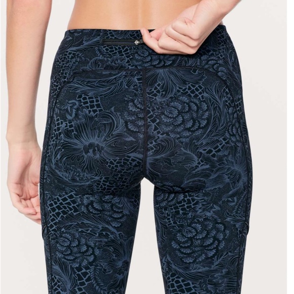 Lululemon Speed Up Tight (Full-On Luxtreme 28”) - Nouveau Mach Blue Black - Picture 2 of 4